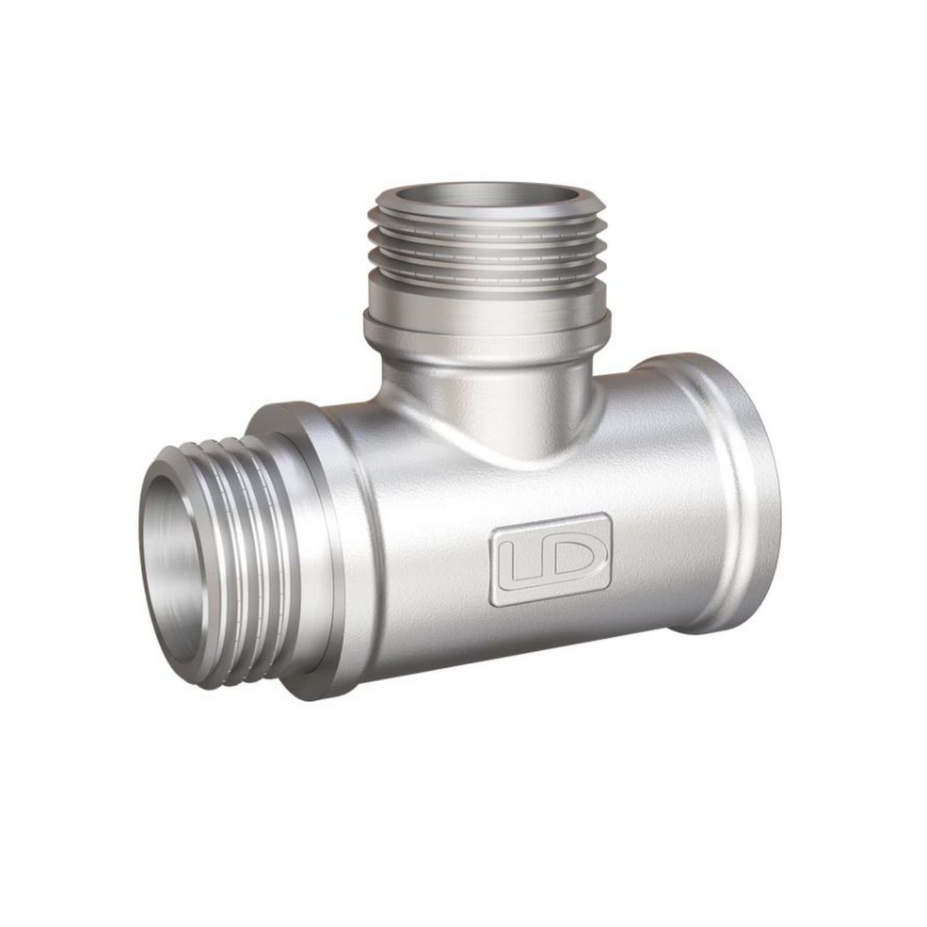 Тройник 1/2" ВН/нар/нар никель LD Pride DN15 