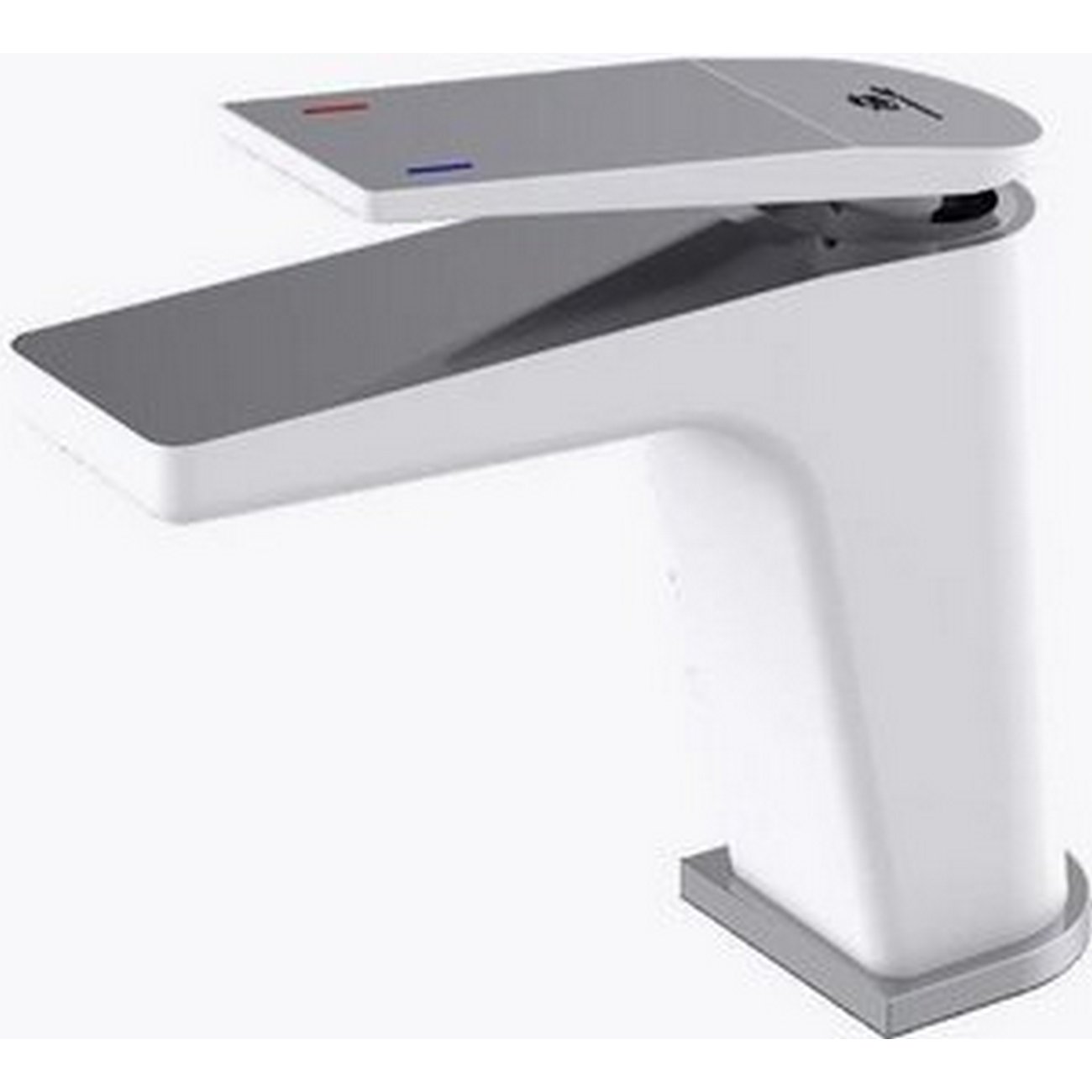 Смеситель для раковины Diadonna D169-10W, монолитный излив