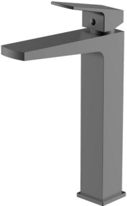 РАКОВИНА  Diadonna  D170-13QH ø35, п/гайку, высокий корпус, серый графит, (подводка 50см - 2 шт.) латунный