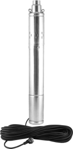 Скважинный насос JEMIX ВН-3-90-32 (3-QGB-1-25М), ВИНТ насос Ø 76 mm (3")  КАБ 25 м. 550 ВТ, Макс. нап 90 м. Встр. блок упр.